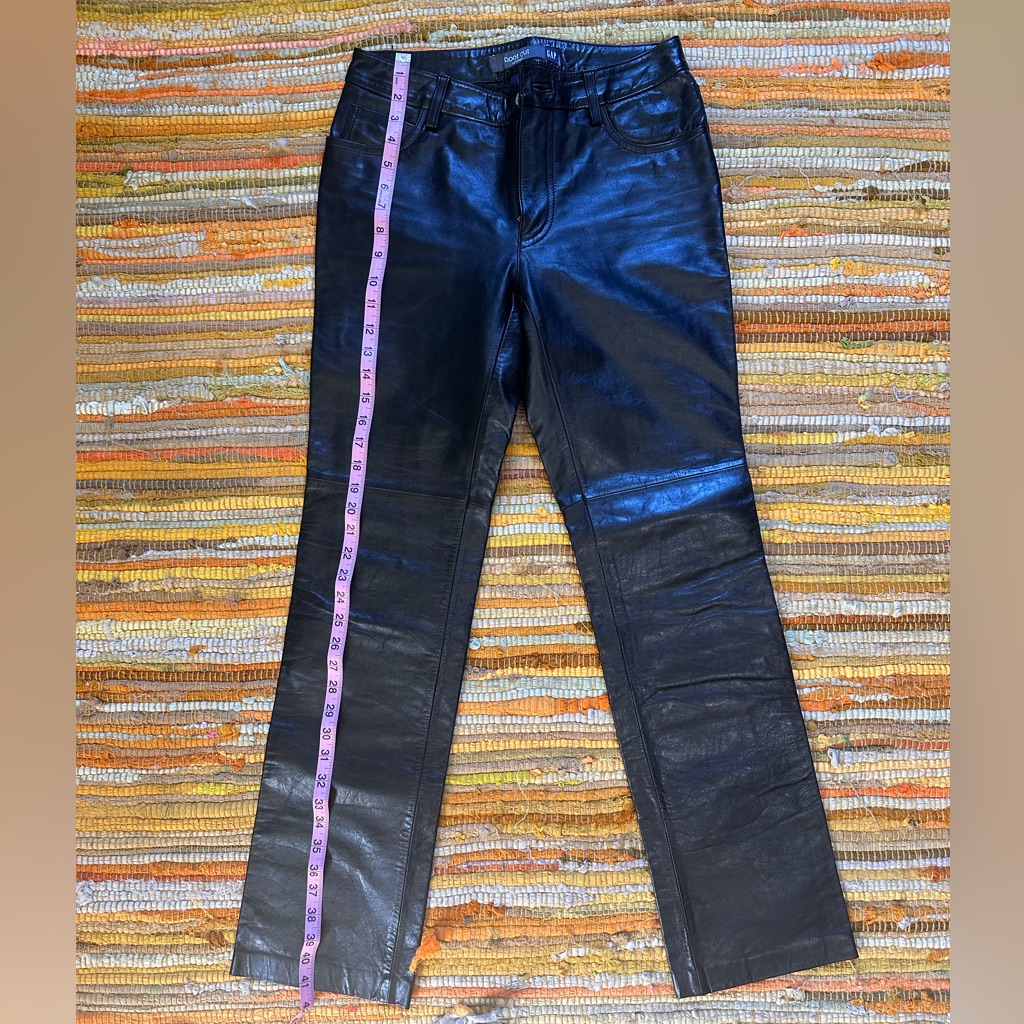 Gap Y2k Leather Bootcut Pants